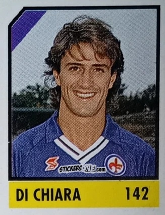 Cromo Di Chiara - Micro Calcio Campionato 1990-1991 n. 142 - Vallardi