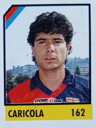 Sticker Caricola - Micro Calcio Campionato 1990-1991 n. 162 - Vallardi