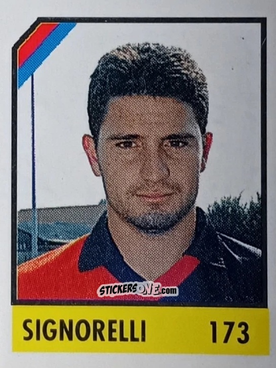 Cromo Signorelli - Micro Calcio Campionato 1990-1991 n. 173 - Vallardi