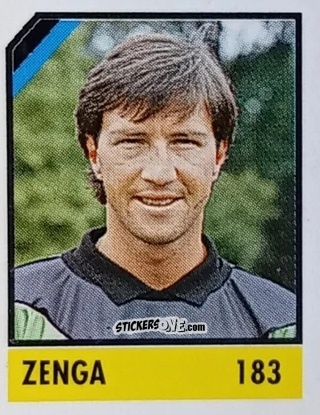 Figurina Zenga - Micro Calcio Campionato 1990-1991 n. 183 - Vallardi