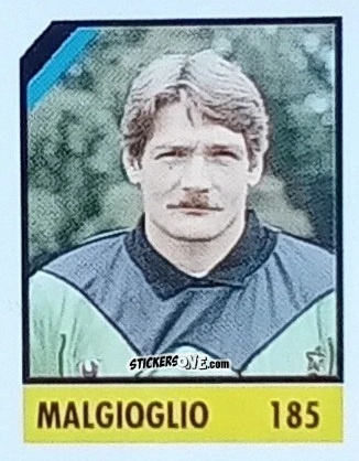 Sticker Malgioglio - Micro Calcio Campionato 1990-1991 n. 185 - Vallardi