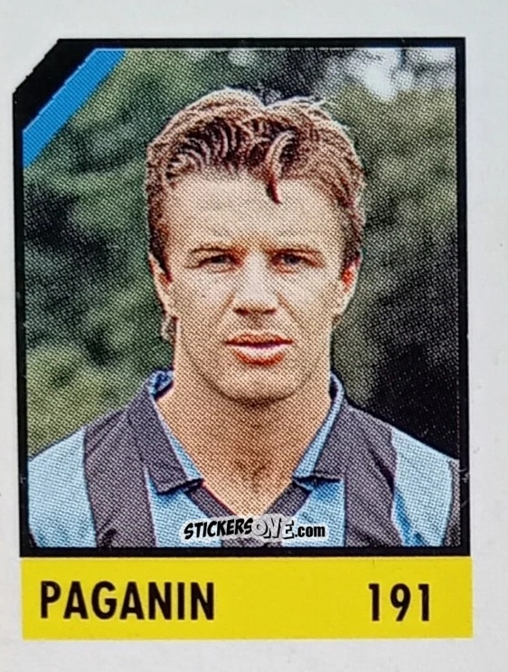 Cromo Paganin - Micro Calcio Campionato 1990-1991 n. 191 - Vallardi