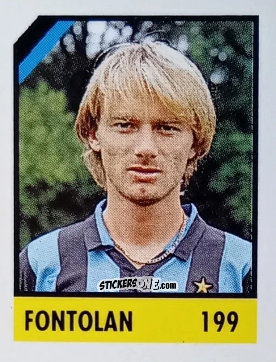 Figurina Fontolan - Micro Calcio Campionato 1990-1991 n. 199 - Vallardi