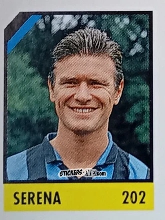 Cromo Serena - Micro Calcio Campionato 1990-1991 n. 202 - Vallardi