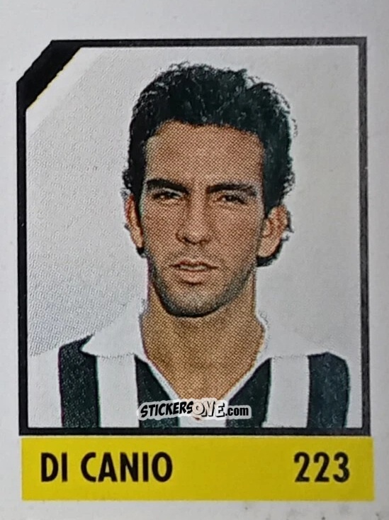 Cromo Di Canio - Micro Calcio Campionato 1990-1991 n. 223 - Vallardi