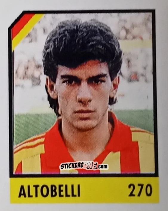 Cromo Altobelli - Micro Calcio Campionato 1990-1991 n. 270 - Vallardi