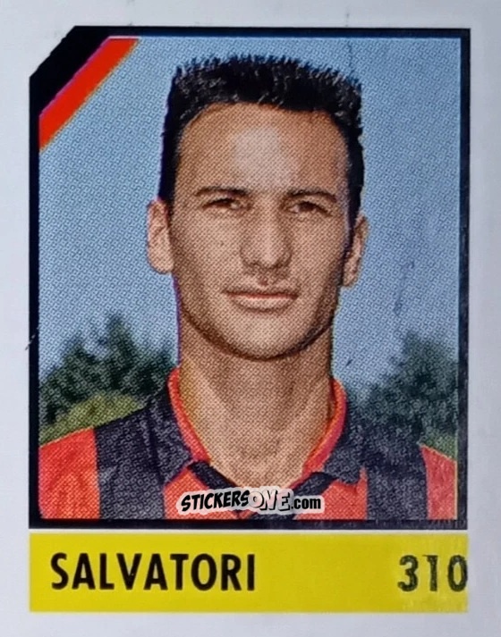 Cromo Salvatori - Micro Calcio Campionato 1990-1991 n. 310 - Vallardi