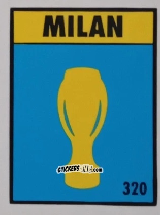 Sticker Supercoppa Europea - Palmares - Micro Calcio Campionato 1990-1991 n. 320 - Vallardi
