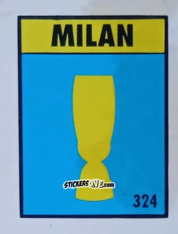 Sticker Mundialito Clubs - Palmares - Micro Calcio Campionato 1990-1991 n. 324 - Vallardi