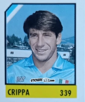 Figurina Crippa - Micro Calcio Campionato 1990-1991 n. 339 - Vallardi