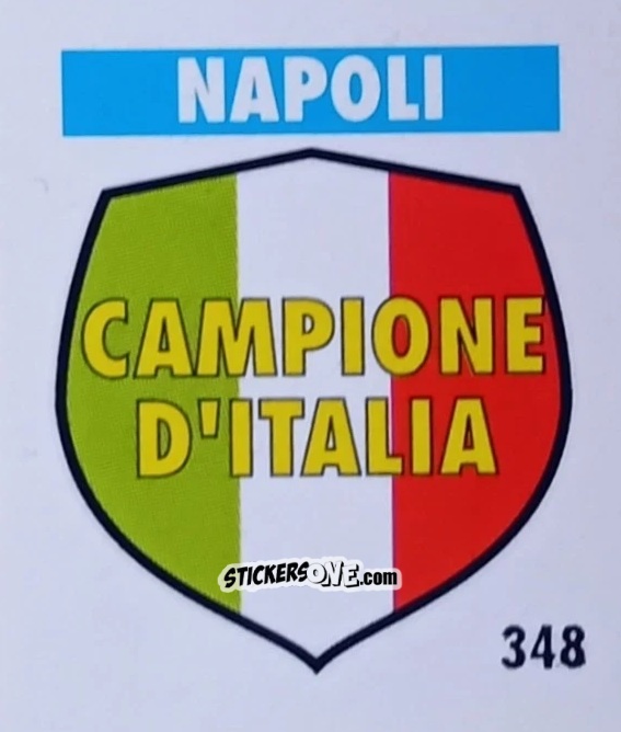 Figurina Serie A - Palmares - Micro Calcio Campionato 1990-1991 n. 348 - Vallardi