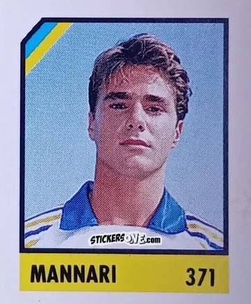 Cromo Mannari - Micro Calcio Campionato 1990-1991 n. 371 - Vallardi