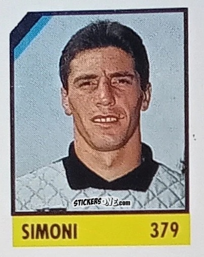Figurina Simoni - Micro Calcio Campionato 1990-1991 n. 379 - Vallardi