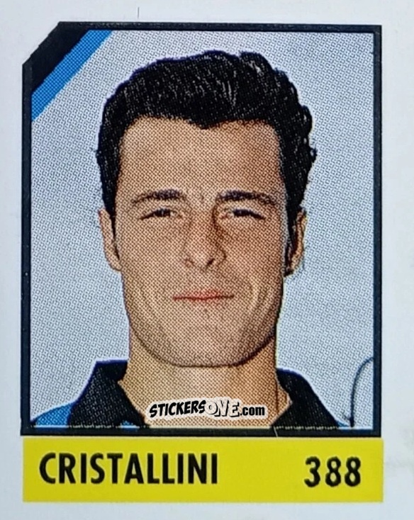 Figurina Cristallini - Micro Calcio Campionato 1990-1991 n. 388 - Vallardi
