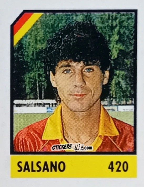 Sticker Salsano - Micro Calcio Campionato 1990-1991 n. 420 - Vallardi