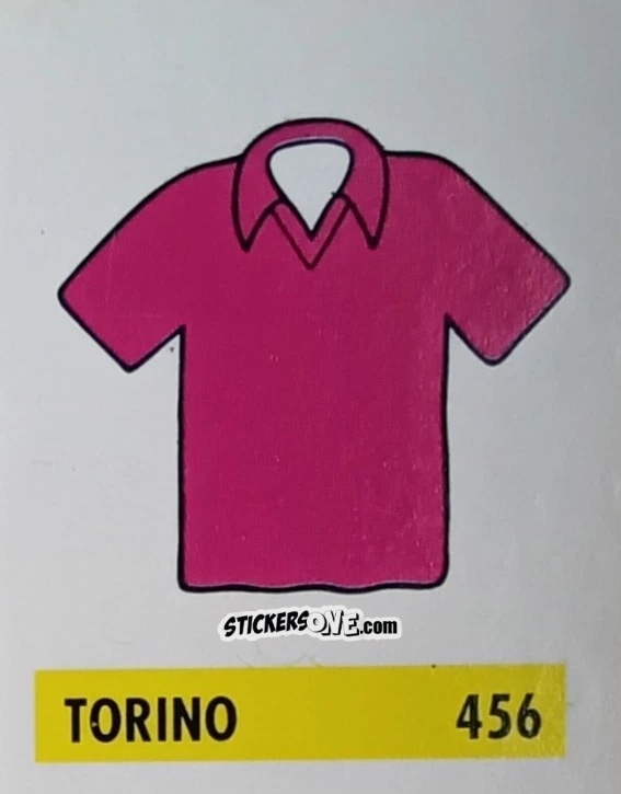 Figurina Maglia Torino - Micro Calcio Campionato 1990-1991 n. 456 - Vallardi