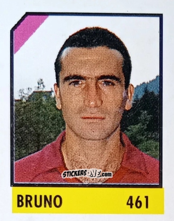 Sticker Bruno - Micro Calcio Campionato 1990-1991 n. 461 - Vallardi