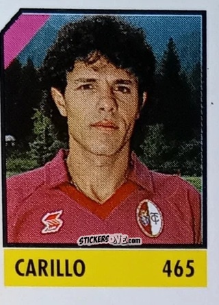 Sticker Carillo - Micro Calcio Campionato 1990-1991 n. 465 - Vallardi