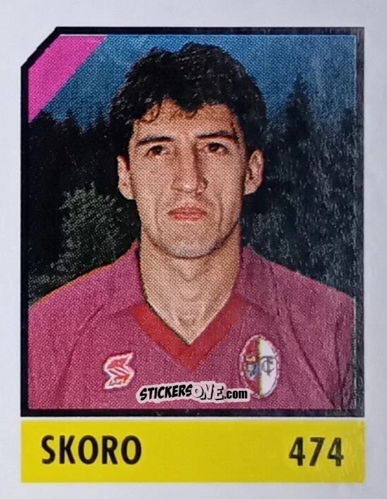 Cromo Skoro - Micro Calcio Campionato 1990-1991 n. 474 - Vallardi