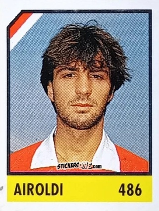 Sticker Airoldi - Micro Calcio Campionato 1990-1991 n. 486 - Vallardi
