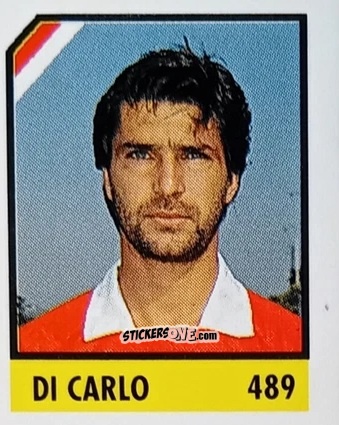 Sticker Di Carlo - Micro Calcio Campionato 1990-1991 n. 489 - Vallardi