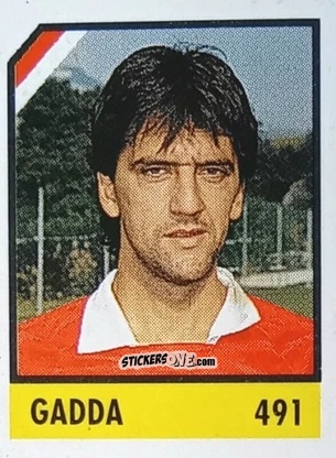 Sticker Gadda - Micro Calcio Campionato 1990-1991 n. 491 - Vallardi