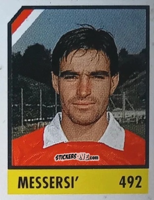 Cromo Messersì - Micro Calcio Campionato 1990-1991 n. 492 - Vallardi