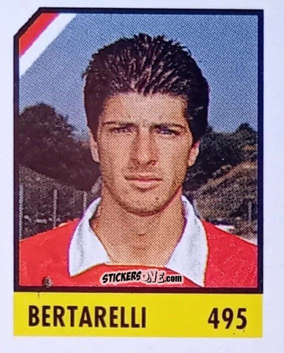 Sticker Bertarelli - Micro Calcio Campionato 1990-1991 n. 495 - Vallardi
