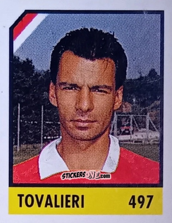 Figurina Tovalieri - Micro Calcio Campionato 1990-1991 n. 497 - Vallardi