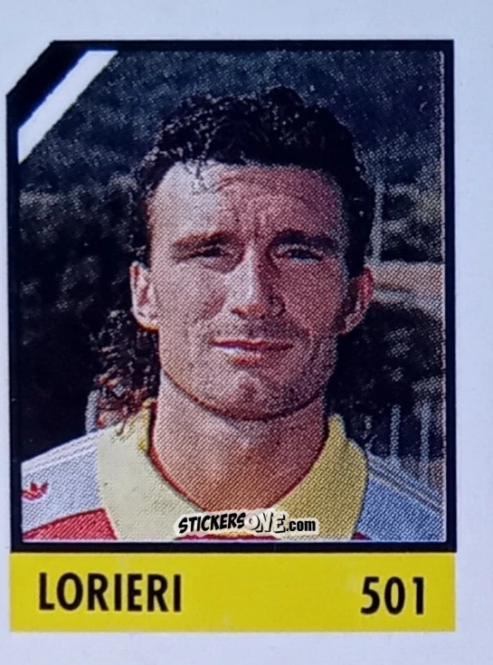 Figurina Lorieri - Micro Calcio Campionato 1990-1991 n. 501 - Vallardi