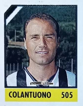 Sticker Colantuono - Micro Calcio Campionato 1990-1991 n. 505 - Vallardi