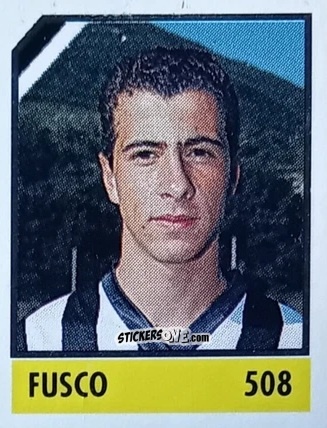 Figurina Fusco - Micro Calcio Campionato 1990-1991 n. 508 - Vallardi