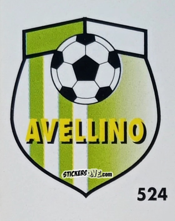 Cromo Stemma Avellino - Micro Calcio Campionato 1990-1991 n. 524 - Vallardi