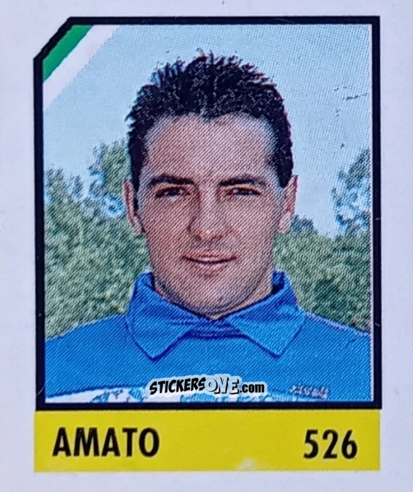 Cromo Amato - Micro Calcio Campionato 1990-1991 n. 526 - Vallardi