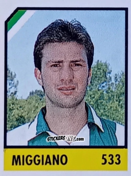 Cromo Miggiano - Micro Calcio Campionato 1990-1991 n. 533 - Vallardi