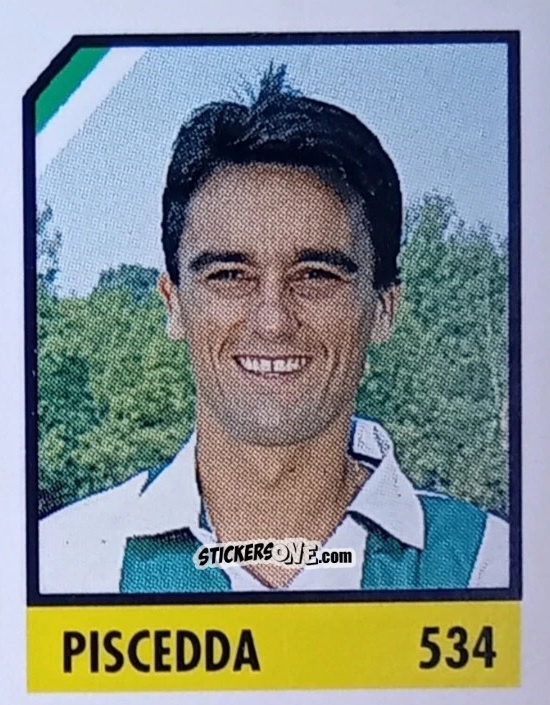 Cromo Piscedda - Micro Calcio Campionato 1990-1991 n. 534 - Vallardi