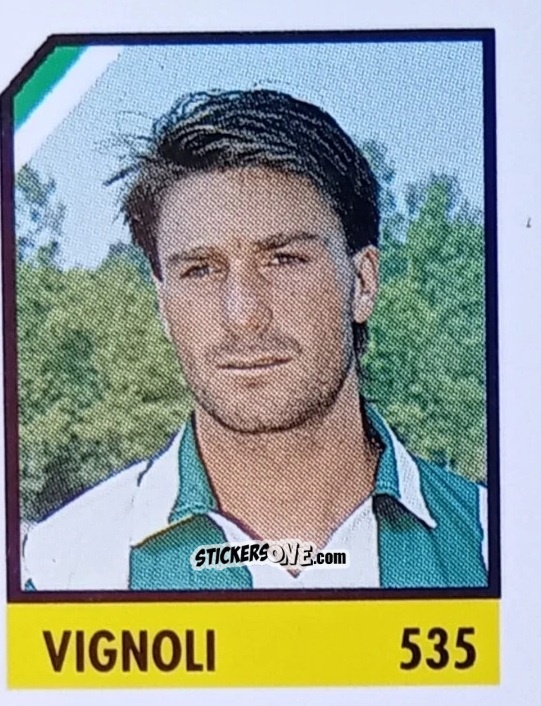 Cromo Vignoli - Micro Calcio Campionato 1990-1991 n. 535 - Vallardi