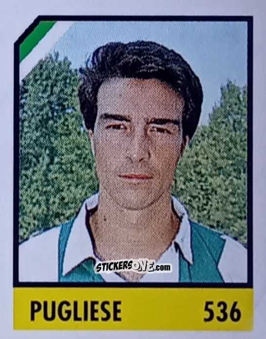 Cromo Pugliese - Micro Calcio Campionato 1990-1991 n. 536 - Vallardi
