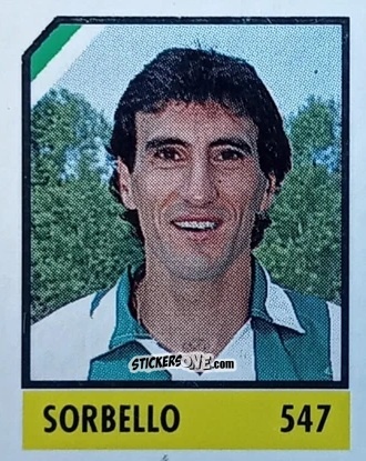 Cromo Sorbello - Micro Calcio Campionato 1990-1991 n. 547 - Vallardi