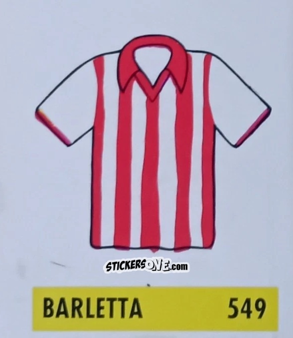 Figurina Maglia Barletta