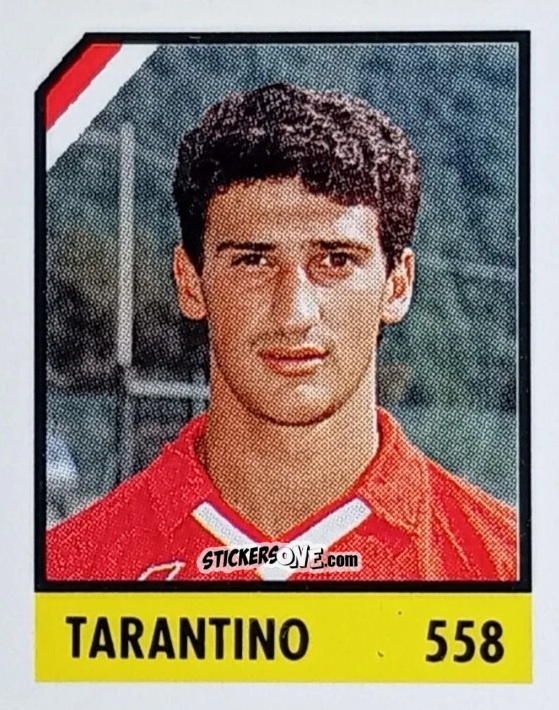 Sticker Tarantino - Micro Calcio Campionato 1990-1991 n. 558 - Vallardi