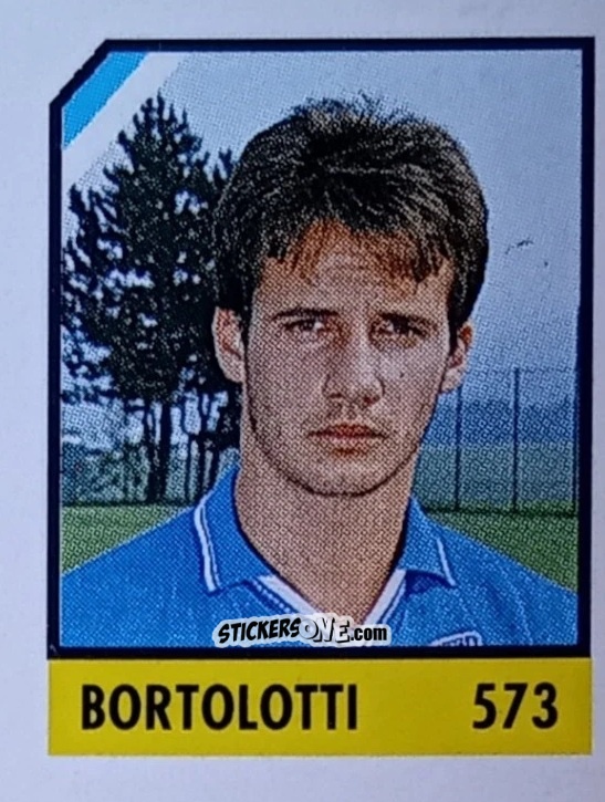 Sticker Bortolotti - Micro Calcio Campionato 1990-1991 n. 573 - Vallardi