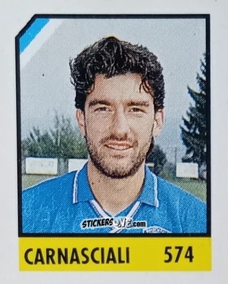 Sticker Carnasciali - Micro Calcio Campionato 1990-1991 n. 574 - Vallardi