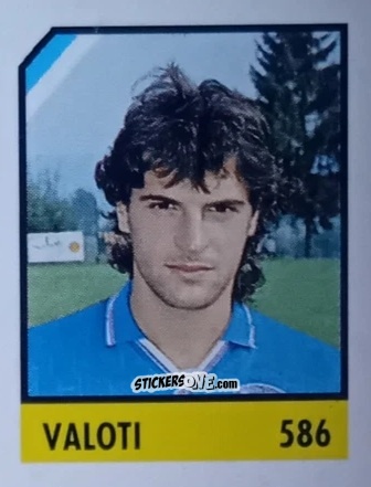 Sticker Valoti - Micro Calcio Campionato 1990-1991 n. 586 - Vallardi