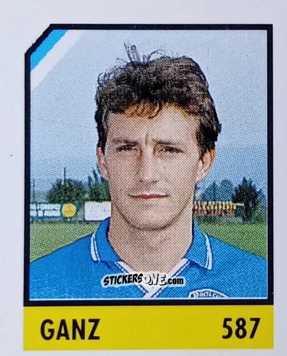 Sticker Ganz - Micro Calcio Campionato 1990-1991 n. 587 - Vallardi