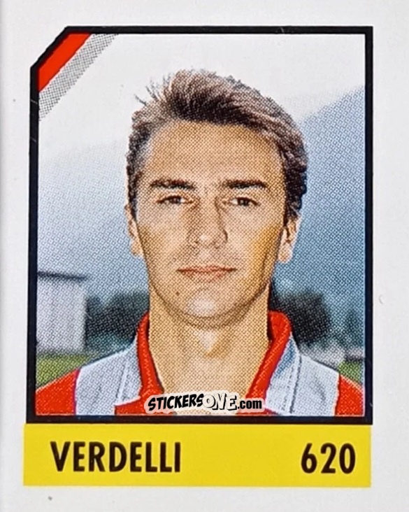 Cromo Verdelli - Micro Calcio Campionato 1990-1991 n. 620 - Vallardi