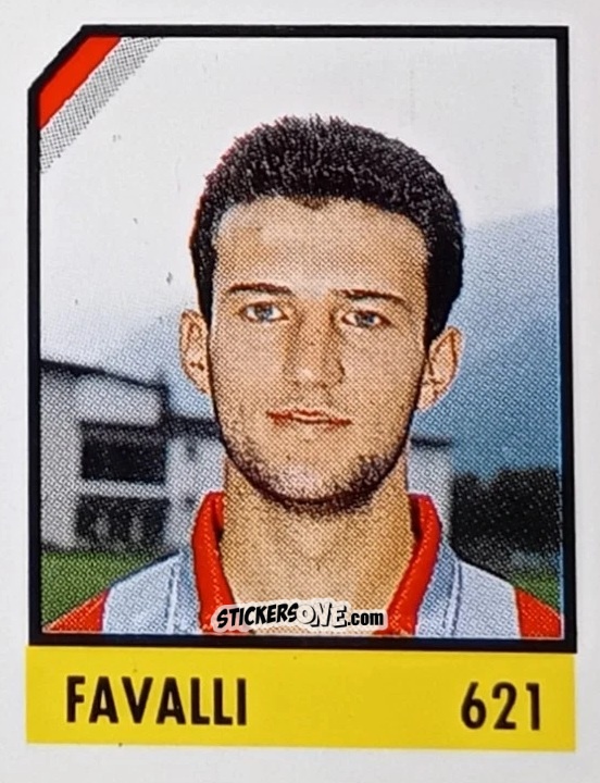 Cromo Favalli - Micro Calcio Campionato 1990-1991 n. 621 - Vallardi