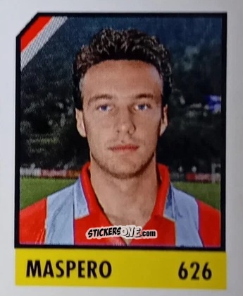 Sticker Maspero - Micro Calcio Campionato 1990-1991 n. 626 - Vallardi