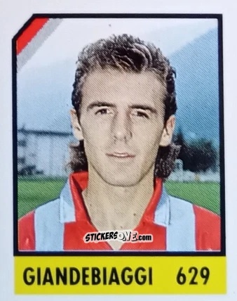 Sticker Giandebiaggi - Micro Calcio Campionato 1990-1991 n. 629 - Vallardi