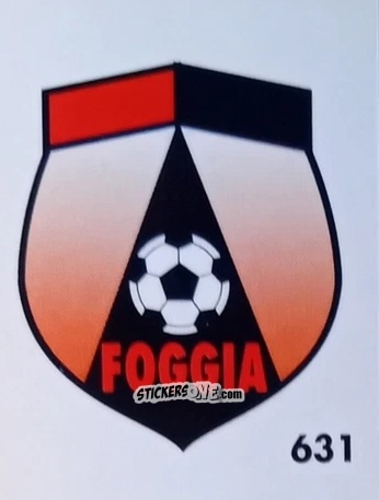 Cromo Stemma Foggia - Micro Calcio Campionato 1990-1991 n. 631 - Vallardi